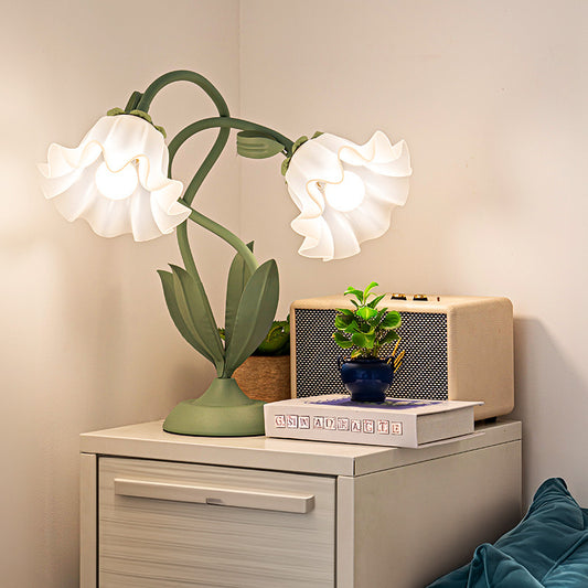 Double-Headed Lily-of-the-Valley Table Lamp