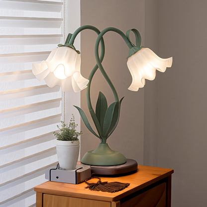Double-Headed Lily-of-the-Valley Table Lamp