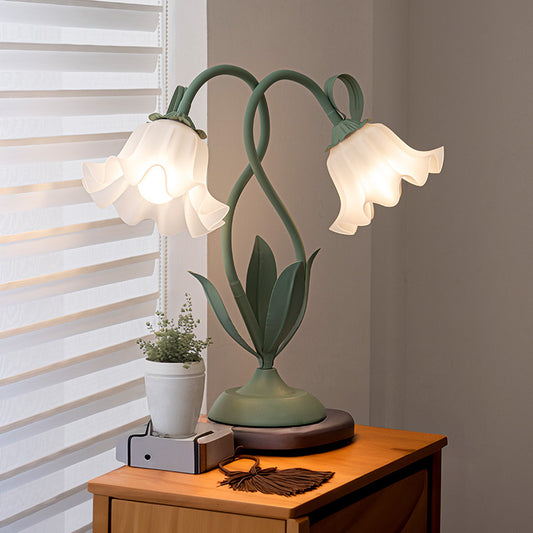Double-Headed Lily-of-the-Valley Table Lamp