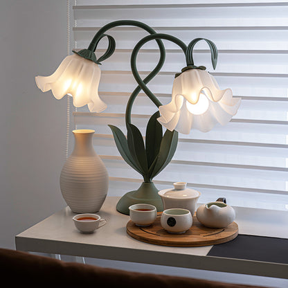 Double-Headed Lily-of-the-Valley Table Lamp
