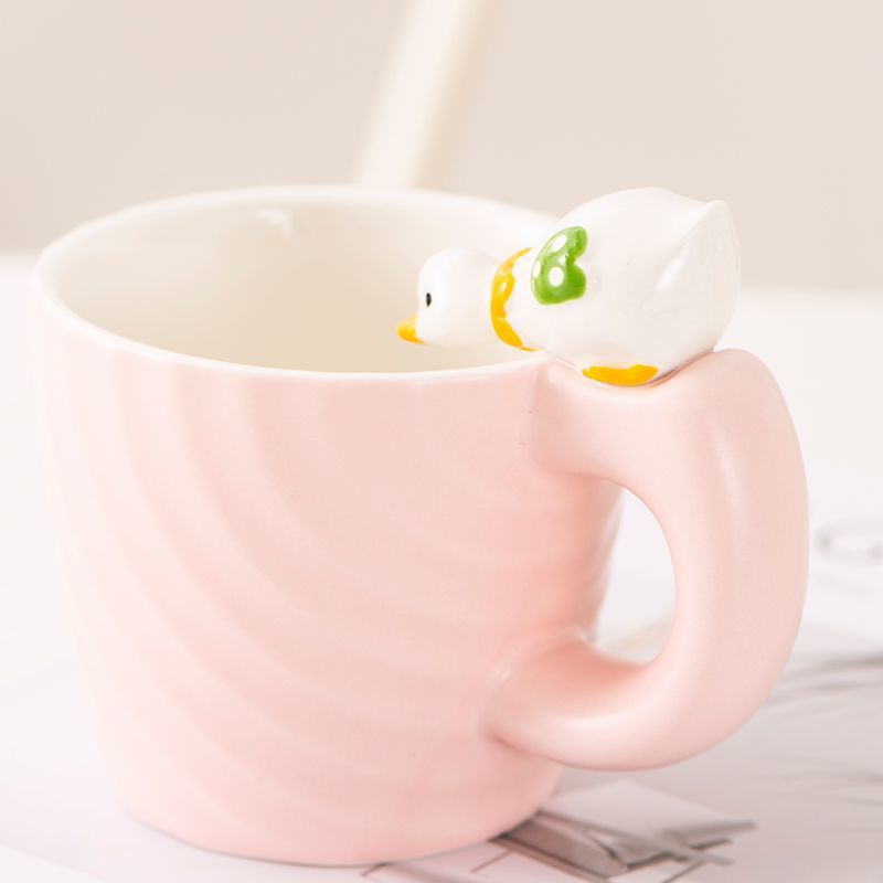 Drinking Duck Ceramic Cup