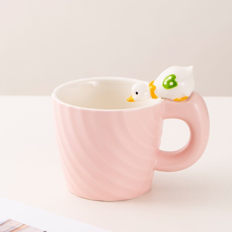 Drinking Duck Ceramic Cup