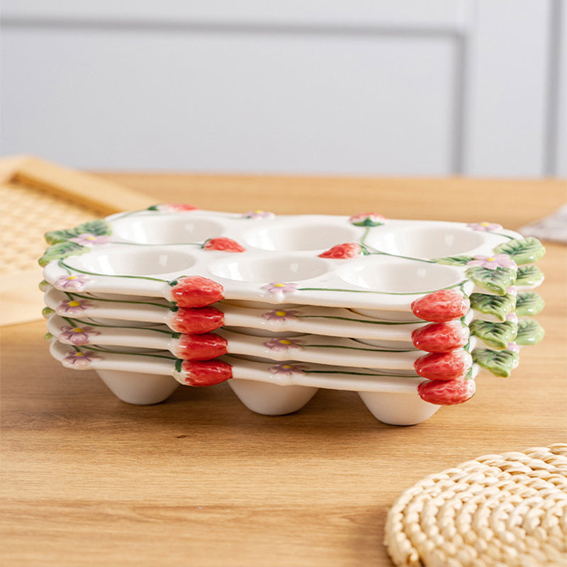 Kitchen Ceramic Egg Tray