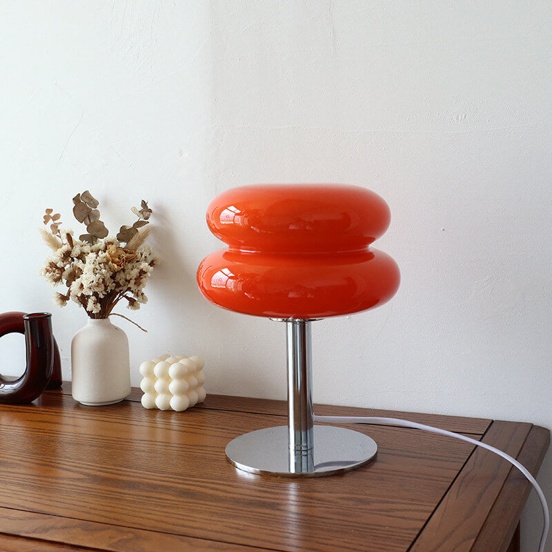 Egg Tart Glass Table Lamp