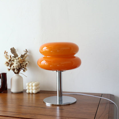 Egg Tart Glass Table Lamp