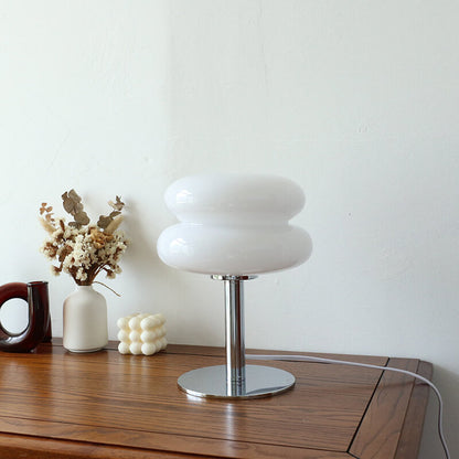 Egg Tart Glass Table Lamp