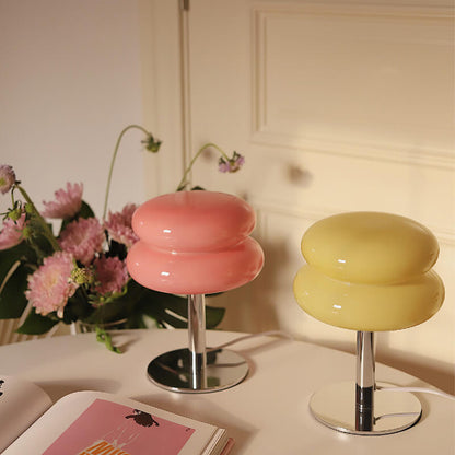 Egg Tart Glass Table Lamp