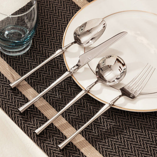 Elegant Stainless Steel Flatware 4 Pcs Set