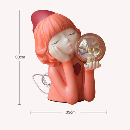 Elf Girl Resin Table Lamp