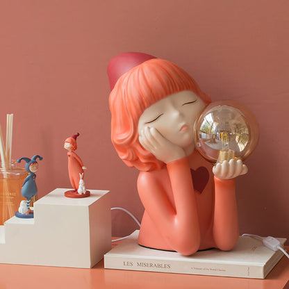 Elf Girl Resin Table Lamp