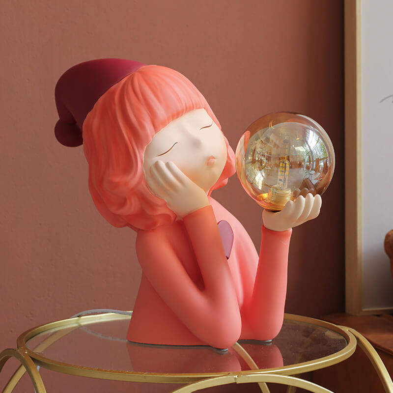 Elf Girl Resin Table Lamp