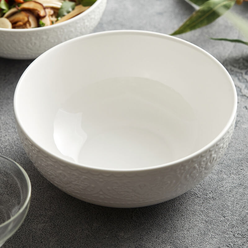 Embossed Ceramic Bowl