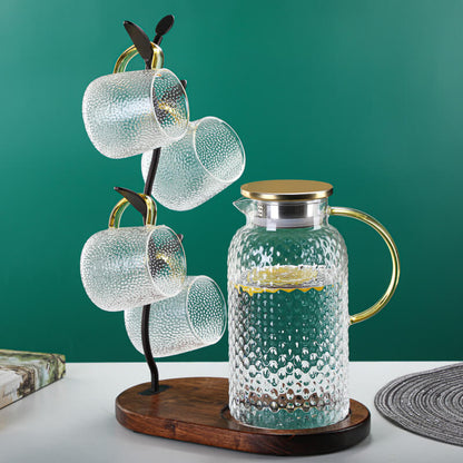 Embossed Glass kettle Set