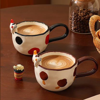 Embossed Kitten Mug