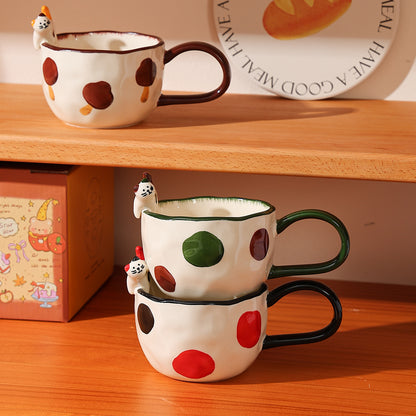 Embossed Kitten Mug