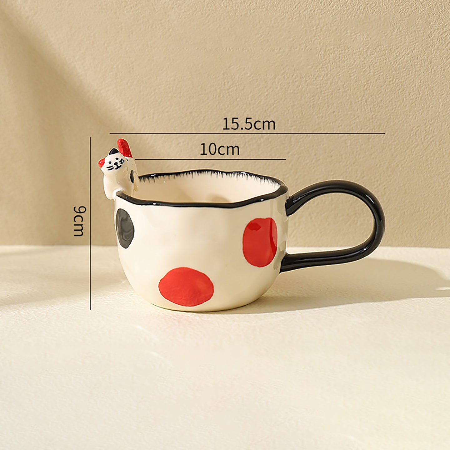 Embossed Kitten Mug