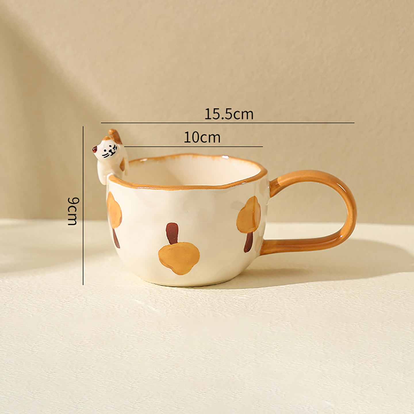 Embossed Kitten Mug