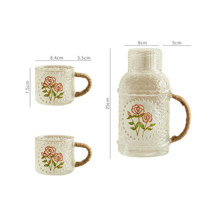 Embossed Print Kettle Set