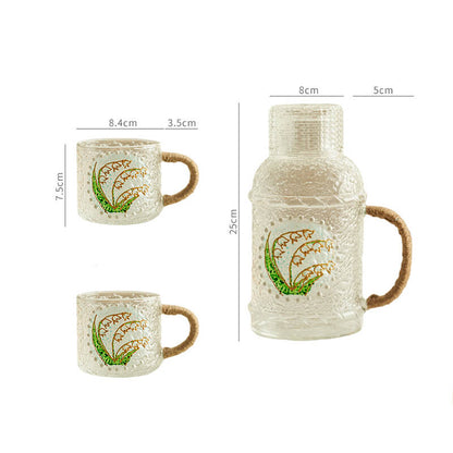 Embossed Print Kettle Set