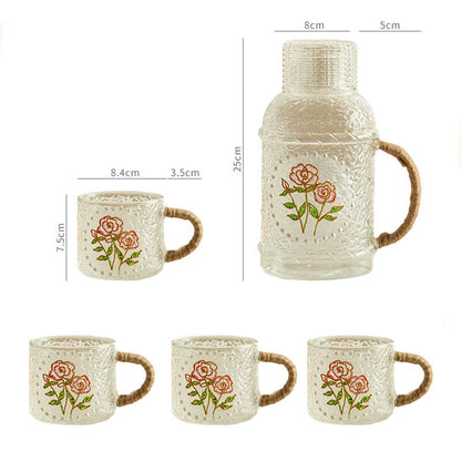 Embossed Print Kettle Set