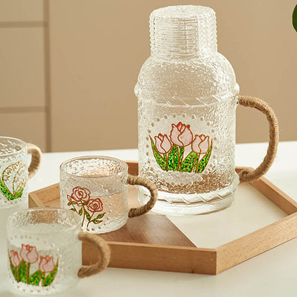 Embossed Print Kettle Set