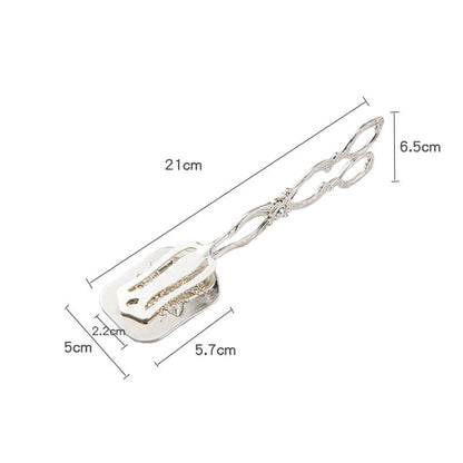 Embossed Stainless Steel Baking Cake Tongs