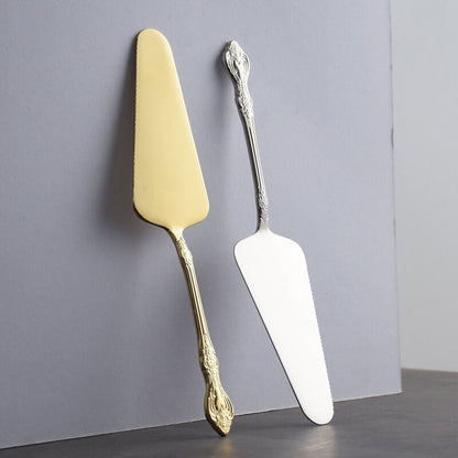 Embossed Stainless Steel Cake Spatula