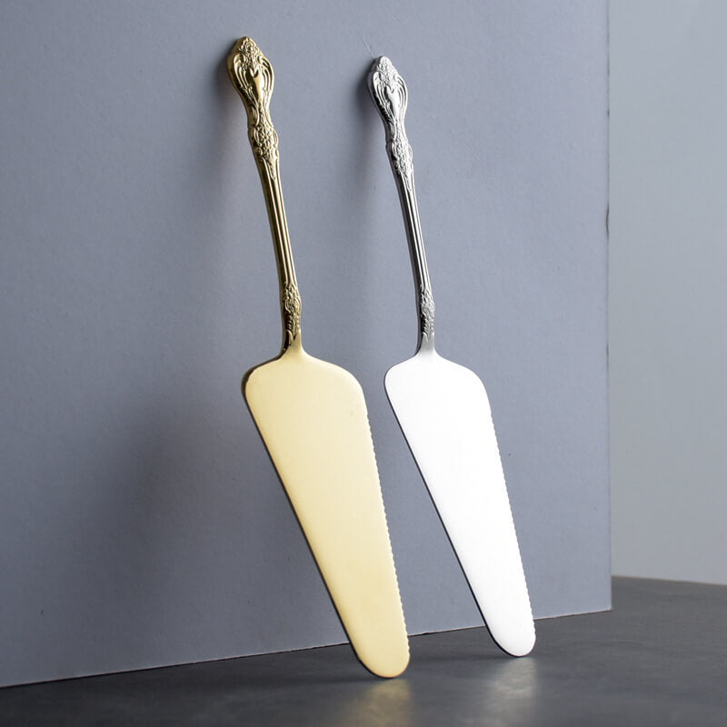 Embossed Stainless Steel Cake Spatula