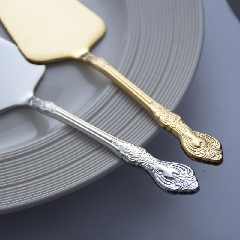 Embossed Stainless Steel Cake Spatula