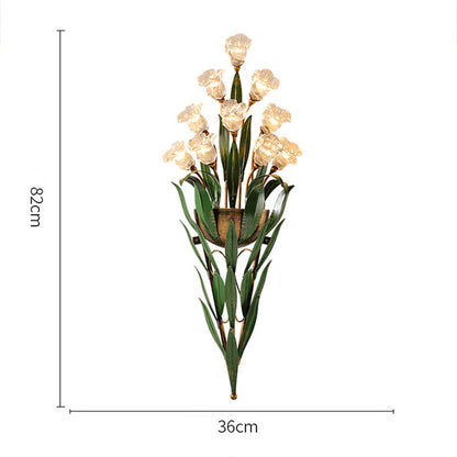 Exquisite Flower Bouquet Wall Lamp