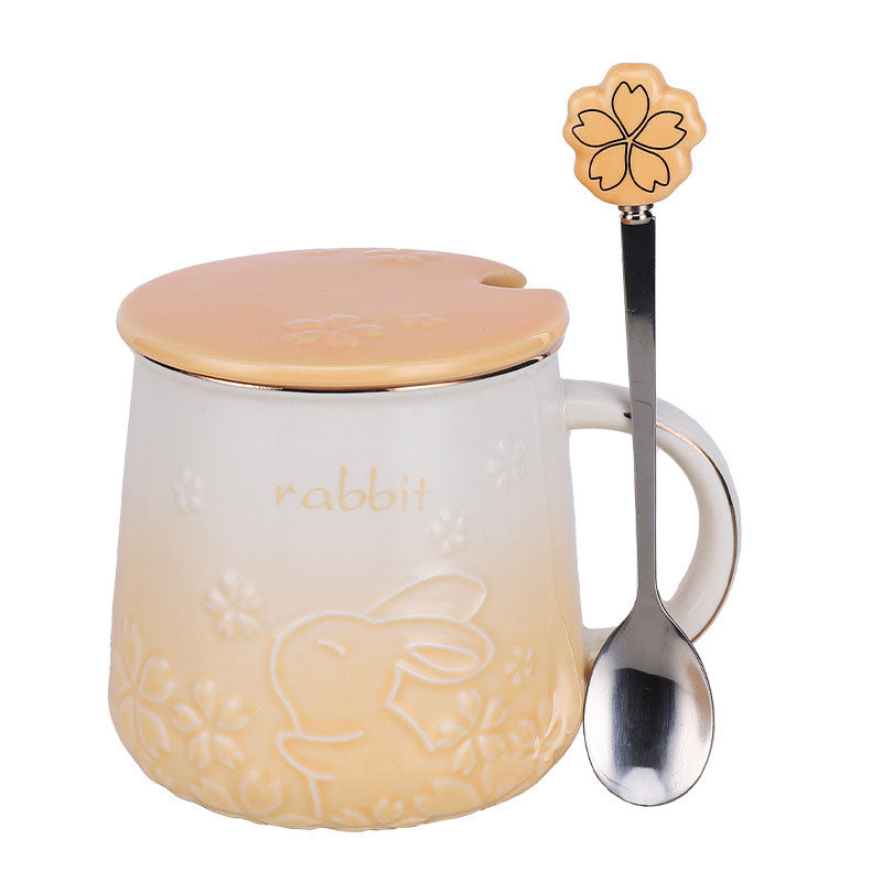 Fashionable Sakura Cute Rabbit Mug