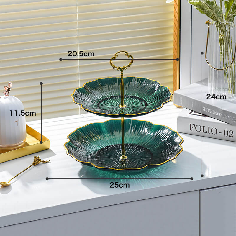 Flower-Shaped Multi-Layer Dessert Stand