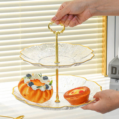 Flower-Shaped Multi-Layer Dessert Stand