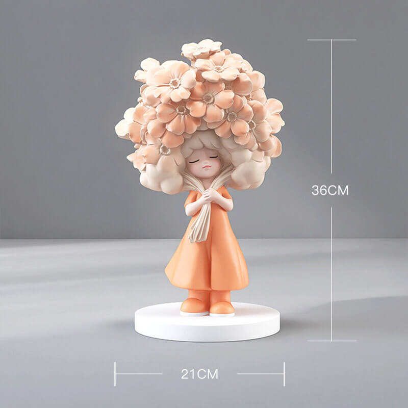 Flower Girl Desktop Ornaments