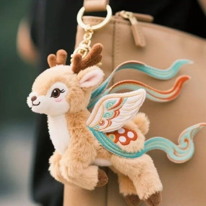 Flying Cat Plush Charm