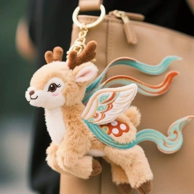 Flying Cat Plush Charm
