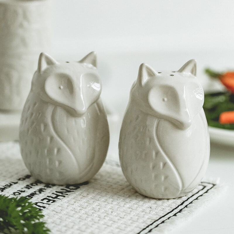 Fox Ceramic Pepper Shaker