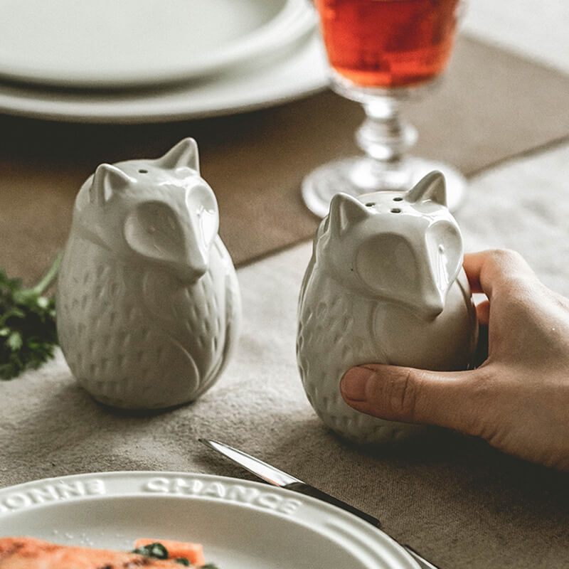 Fox Ceramic Pepper Shaker