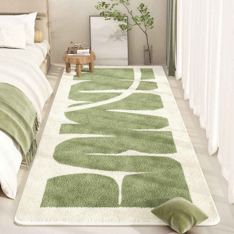 Fresh Green Plush Carpet