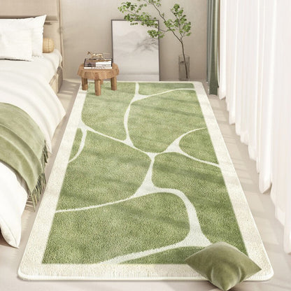 Fresh Green Plush Carpet