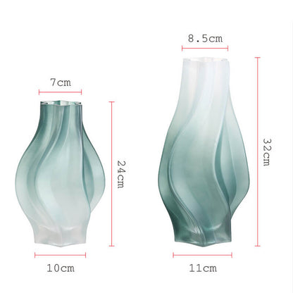 Frosted Glass Vase