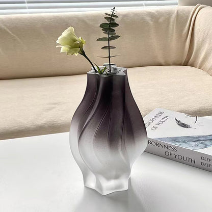 Frosted Glass Vase