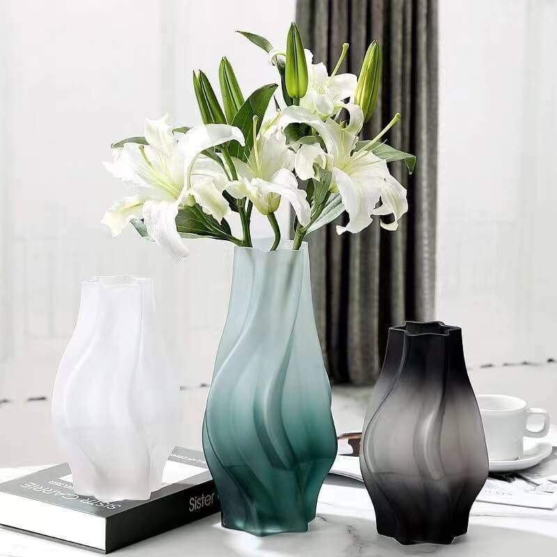 Frosted Glass Vase