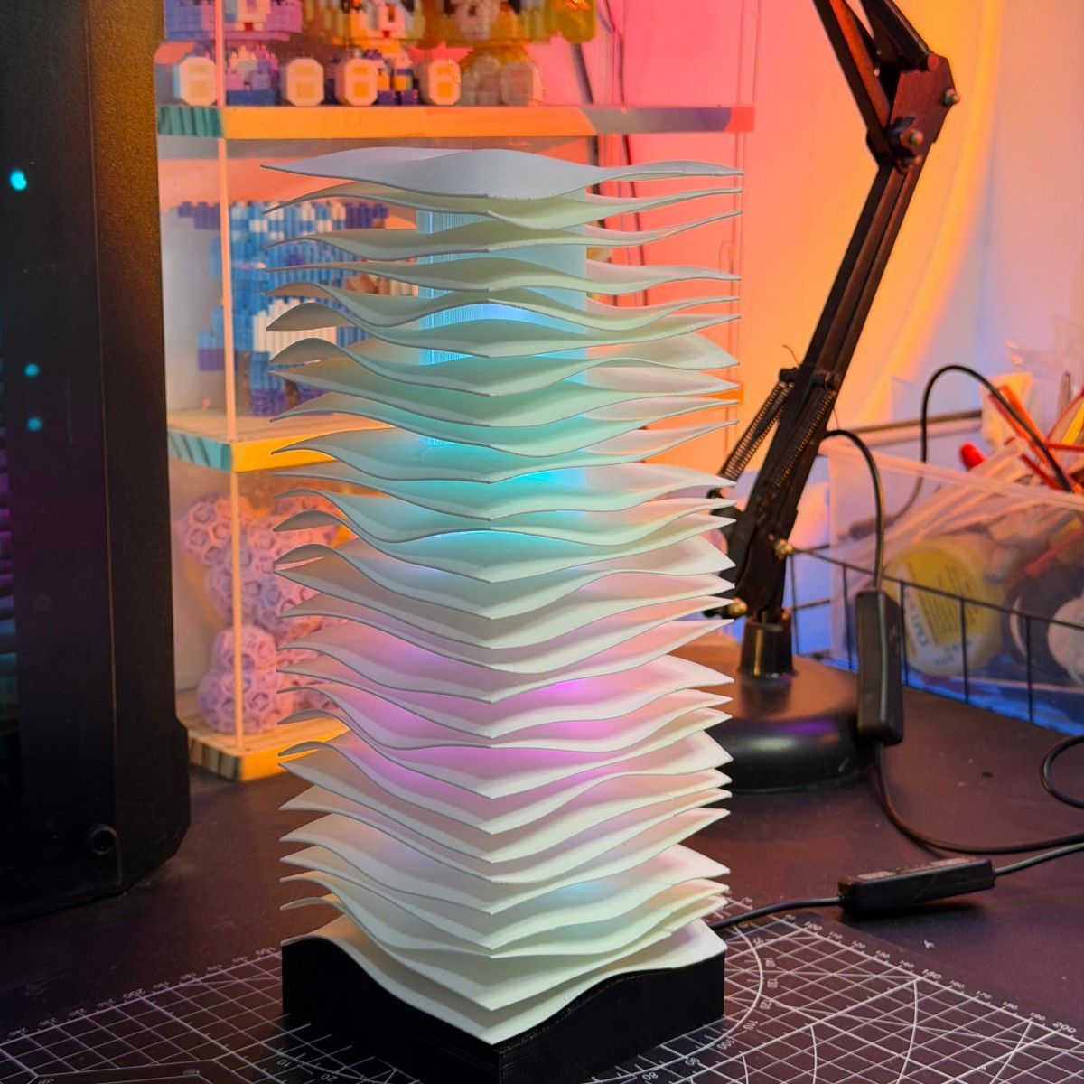 Full-Color RGB Ripple Ambient Light