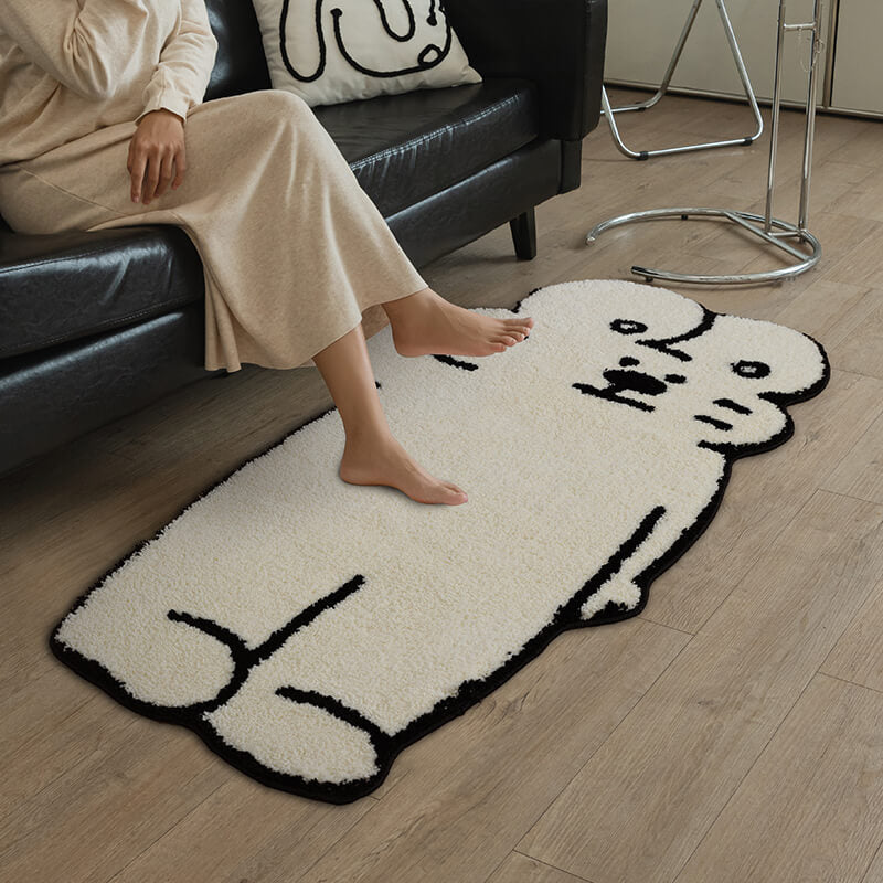 Fun Rabbit Decorative Rug