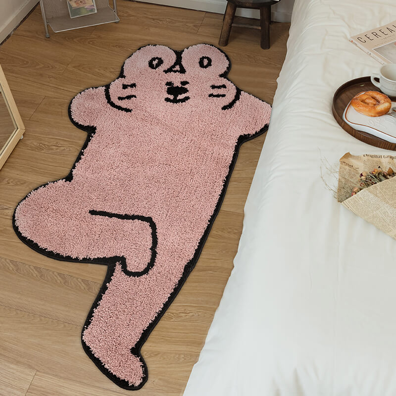 Fun Rabbit Decorative Rug