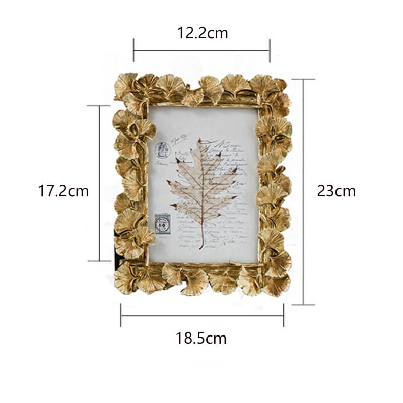 Ginkgo Leaf Resin Photo Frame