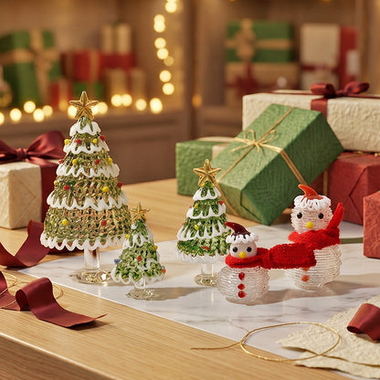 Glass Christmas Decorative Ornaments