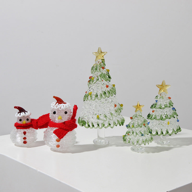 Glass Christmas Decorative Ornaments