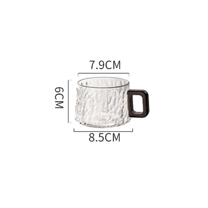 High-Temperature Resistant Glacier Glass Cup Set